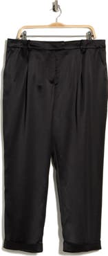 Reiss Celia Satin Tapered Trousers