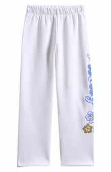 Vintage Havana Kids' Vacay Appliqué Wide Leg Sweatpants