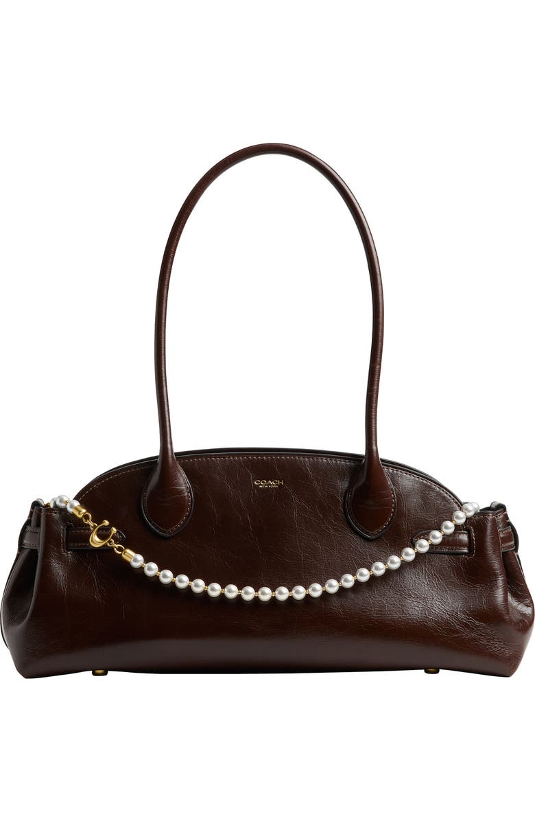 COACH Short Faux Pearl Strap, Alternate, color,