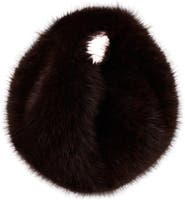 Naked Wardrobe Mini Faux Fur Bag