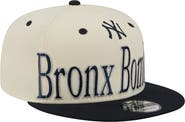 New Era Men's New Era Cream New York Yankees Oversized Slogan 9FIFTY Snapback Hat