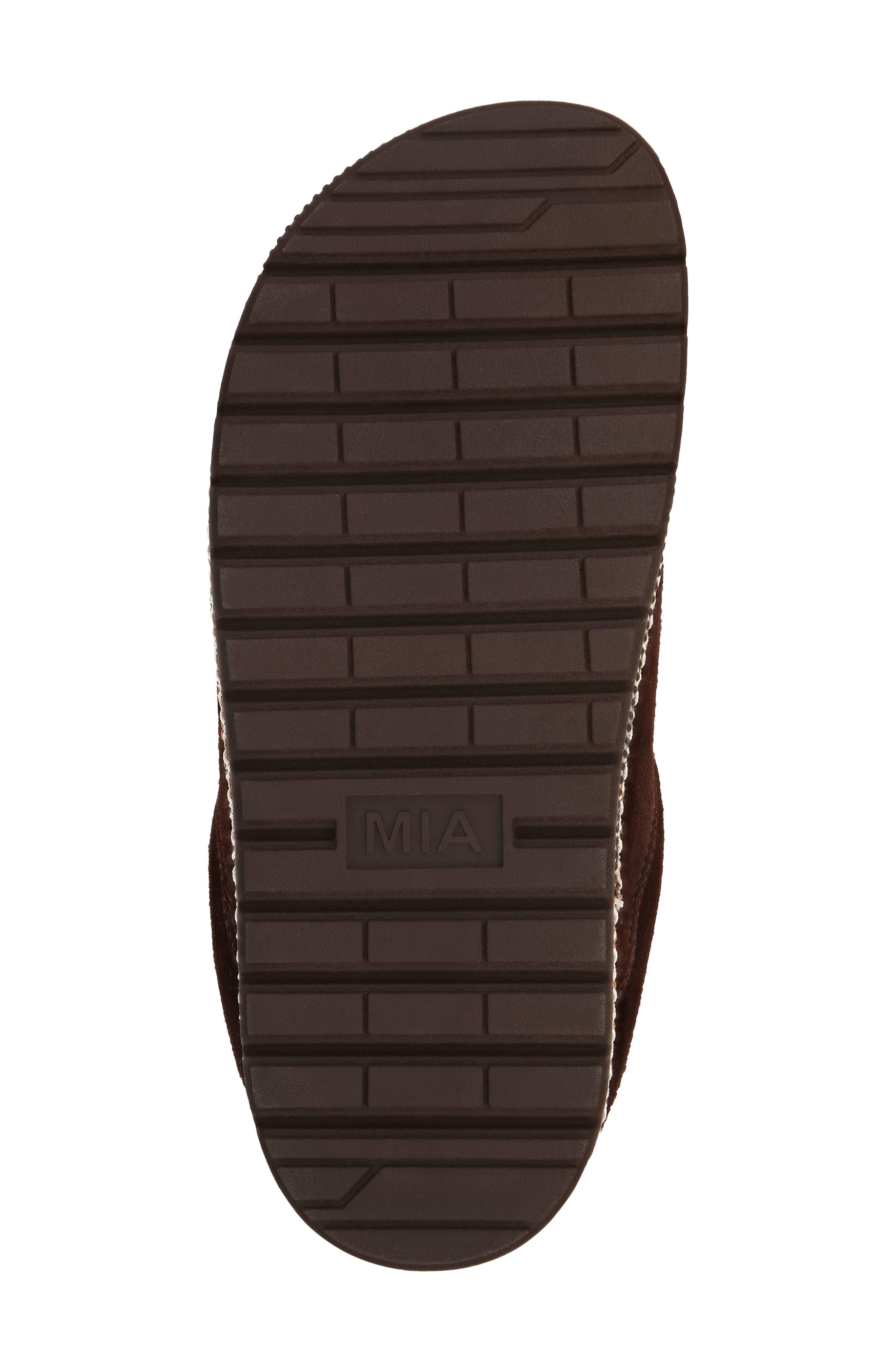 Villas Faux Shearling Clog, Alternate, color, CHOCOLATE