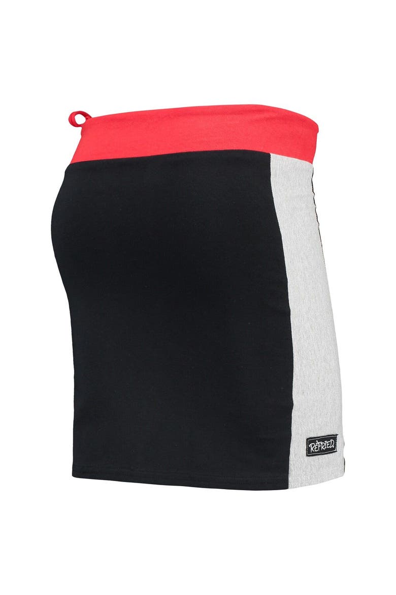 Women's Refried Apparel Black Atlanta Falcons Sustainable Short Skirt, Alternate, color, Black