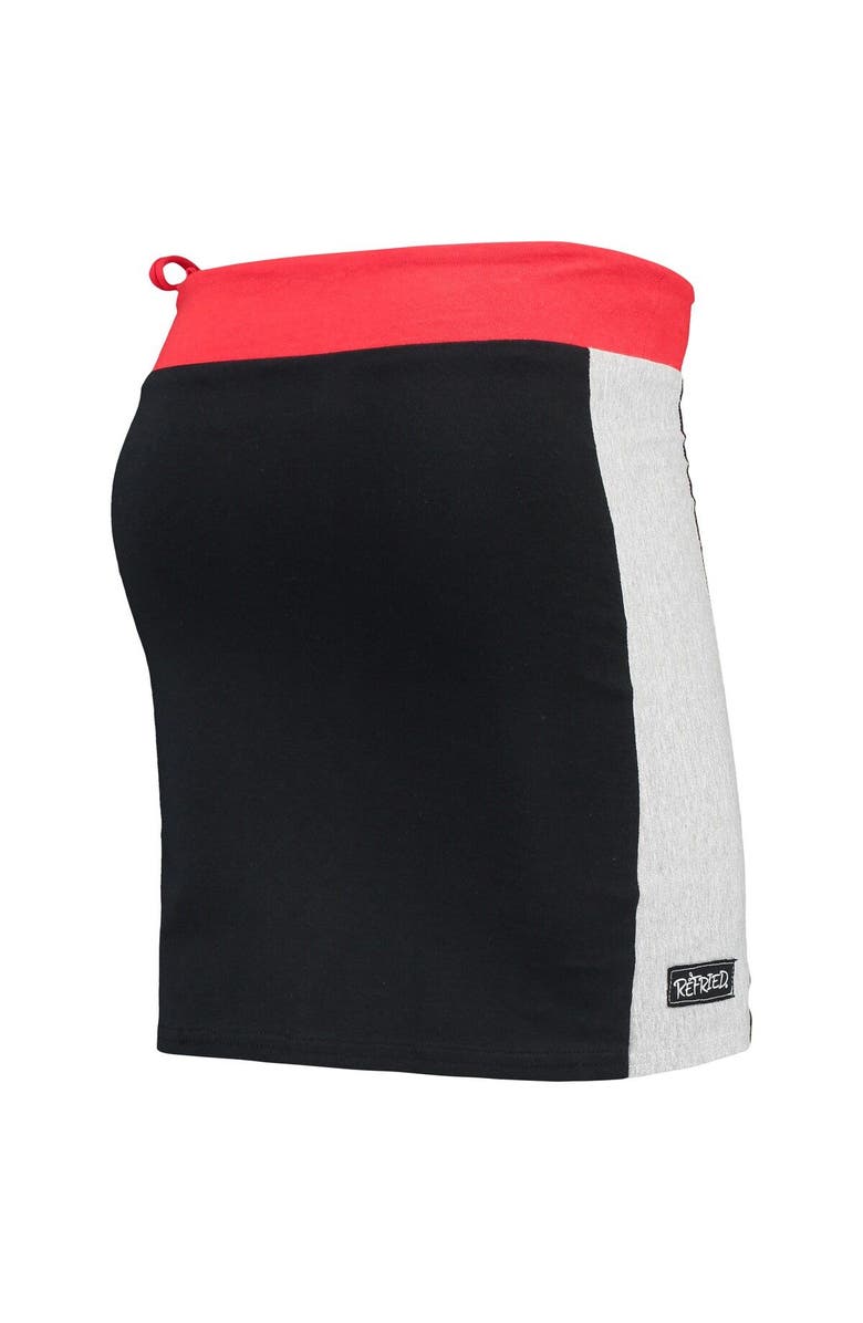 REFRIED APPAREL Women's Refried Apparel Black Atlanta Falcons Sustainable Short Skirt, Alternate, color, Black