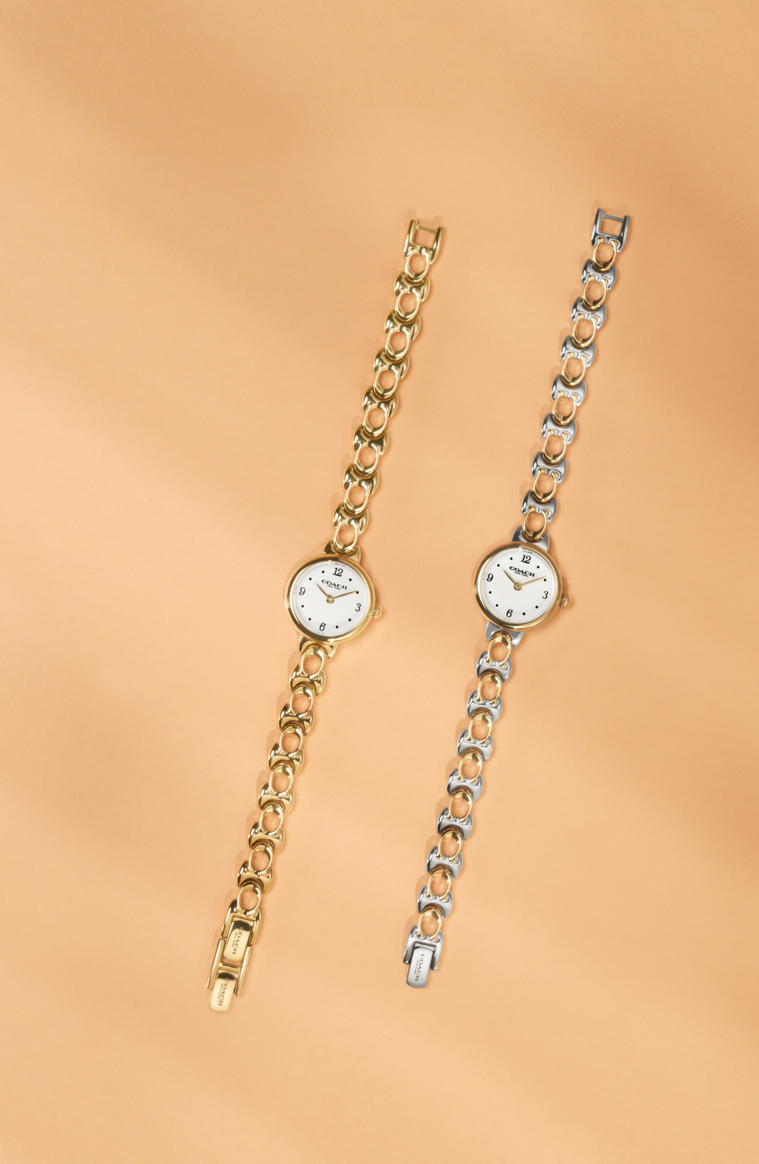 Iris Goldtone Charm Bracelet Watch, 22.5mm (Women) | Nordstrom
