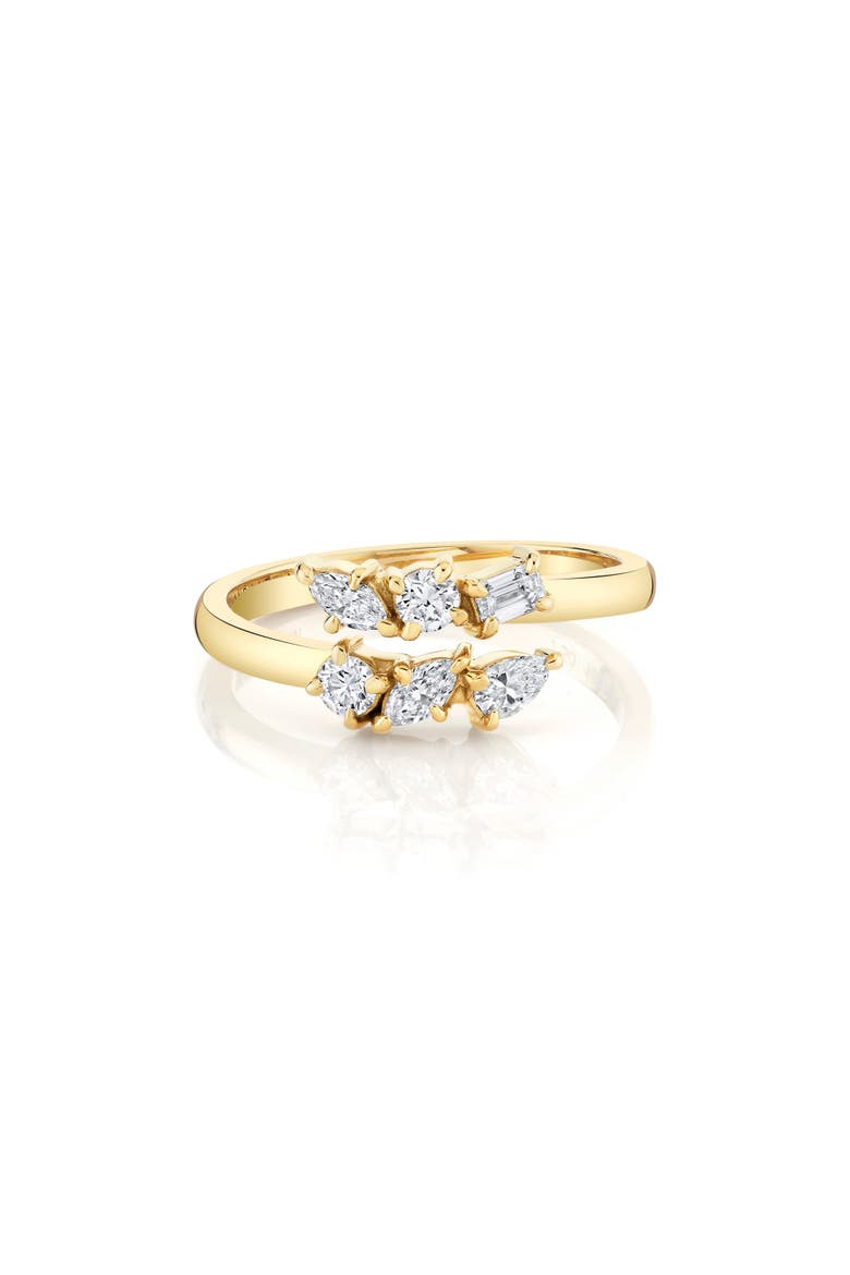 Mini Montage Bypass Ring, Alternate, color, 18K Yellow Gold