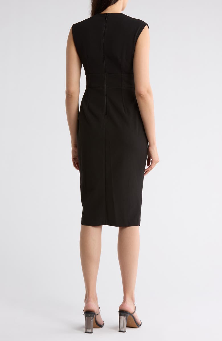 Short Sleeve Midi Fit & Flare Dress