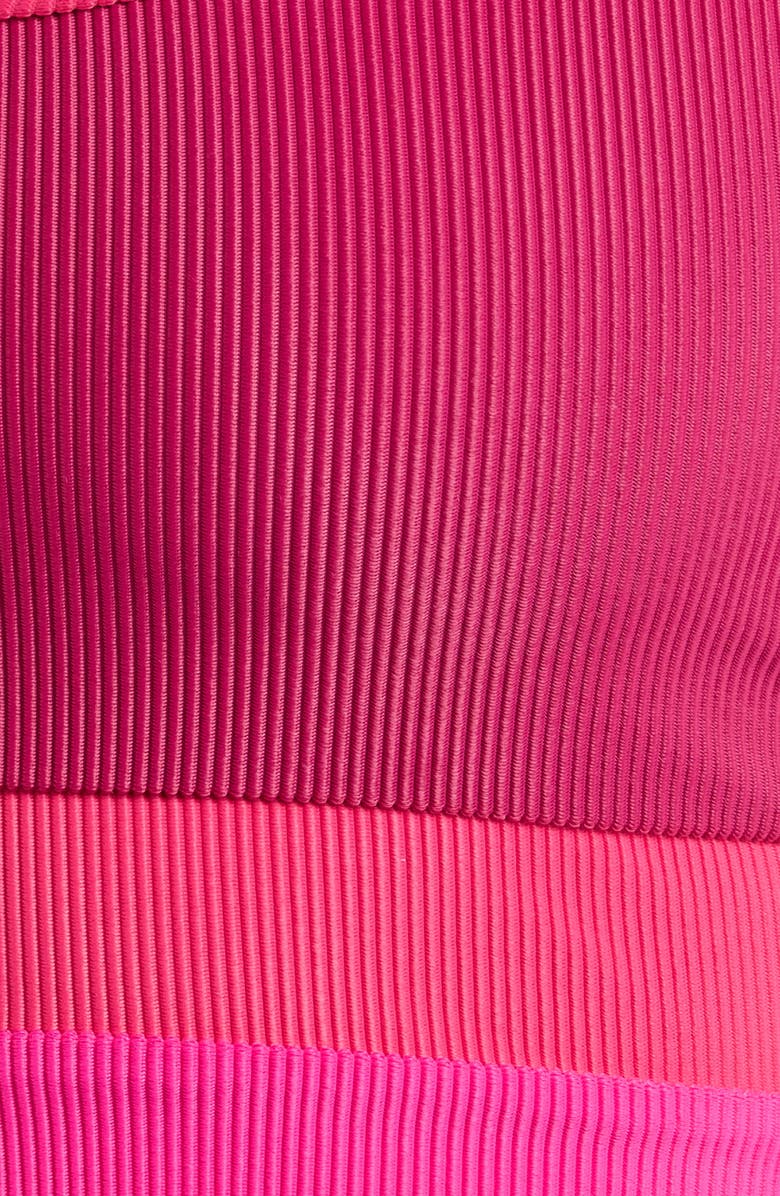 Beach Riot Eva Colorblock Bikini Top, Alternate, color, Sorbet Red