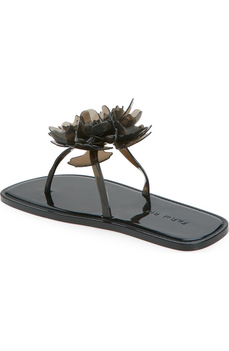 FARM Rio Flower Jelly Flip Flop, Alternate, color, Black