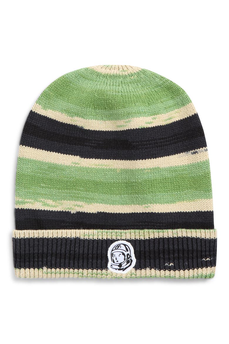 Time & Space Skull Beanie, Main, color, BLACK