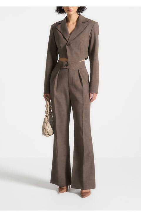 Elsa High Waisted Tailored Trousers