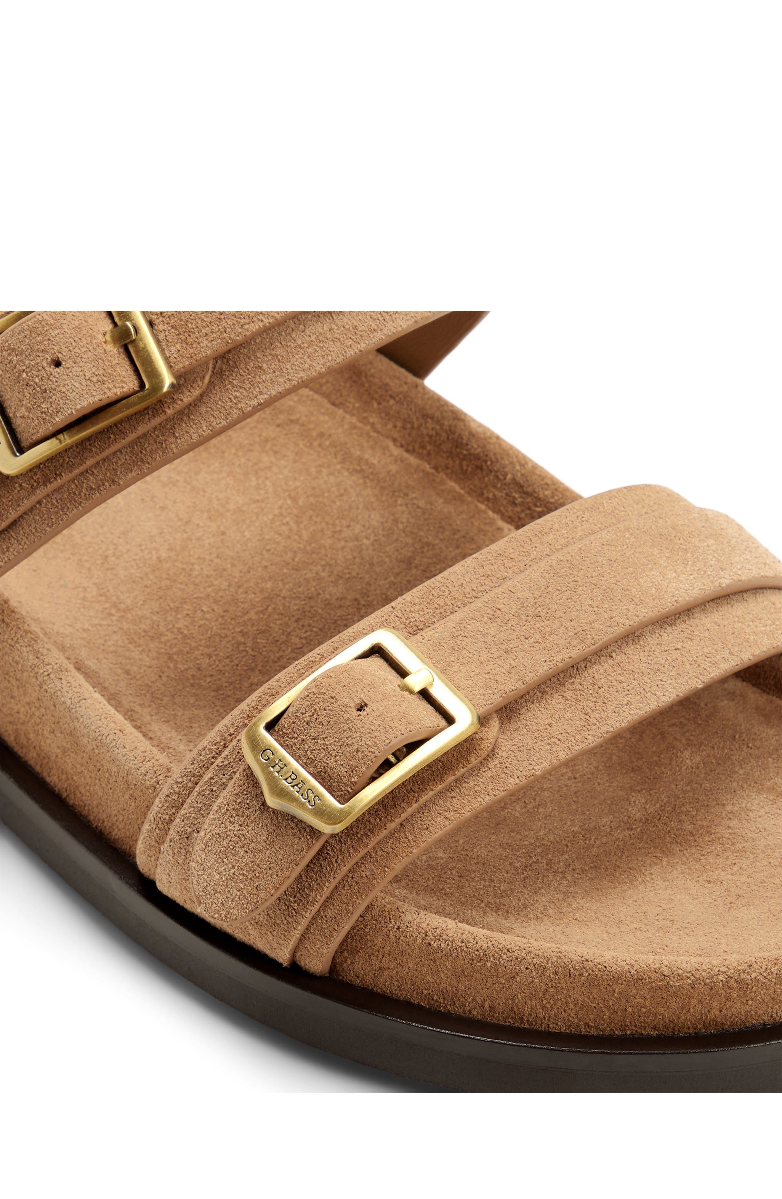 Cecilia Slide Sandal, Alternate, color, LIGHT BROWN