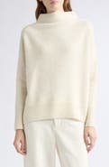 Vince Boiled Cashmere Funnel Neck Pullover
