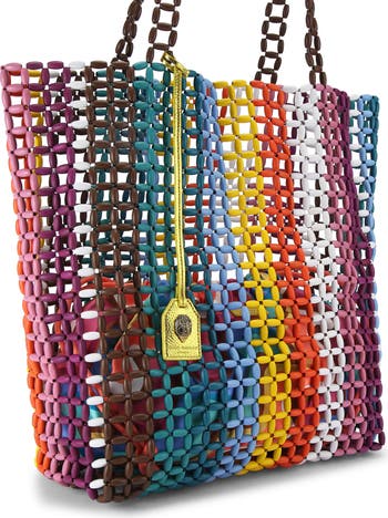 Kensington Rainbow Beaded Shopper