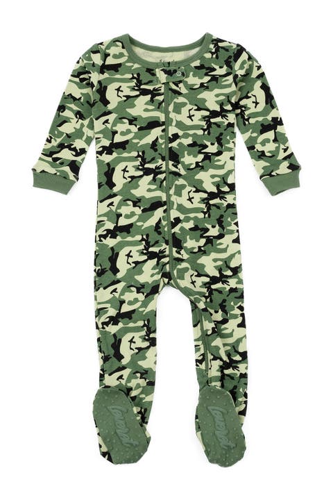 Footed Cotton Pajamas Matching Family Coordinated Playful Prints
