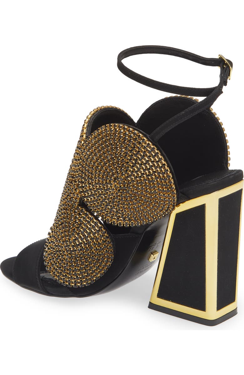 KAT MACONIE Frida Crystal Medallion Ankle Strap Sandal, Alternate, color,