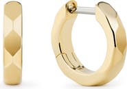 Ana Luisa Walker Faceted Huggie Hoop Earrings