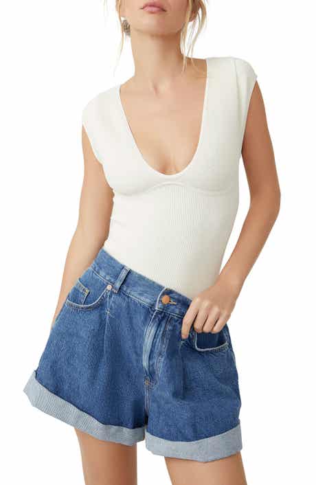 Free People Meg Rib Bodysuit