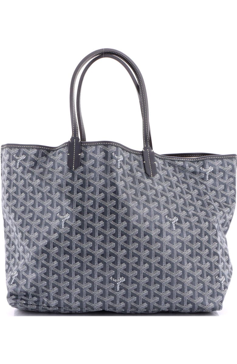 Pre-Owned Goyard Saint Louis Tote Coated Canvas PM, Main, color, Gray