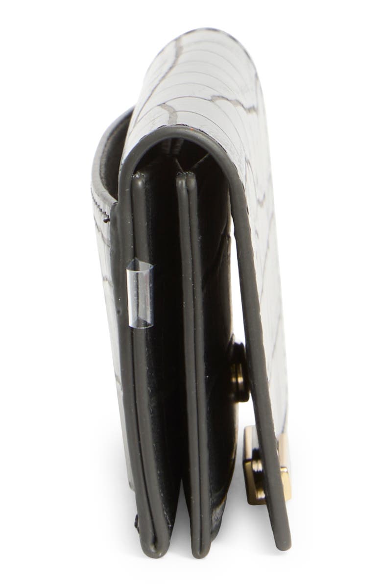 Dolce Vita Mini Me Faux Leather Wallet, Alternate, color, Grey