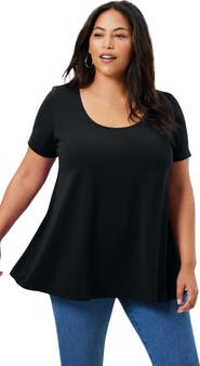 June + Vie Short-Sleeve Swing One + Only Tee