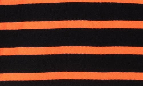 Andy & Evan Kids' Halloween Stripe Long Sleeve Polo In Multi
