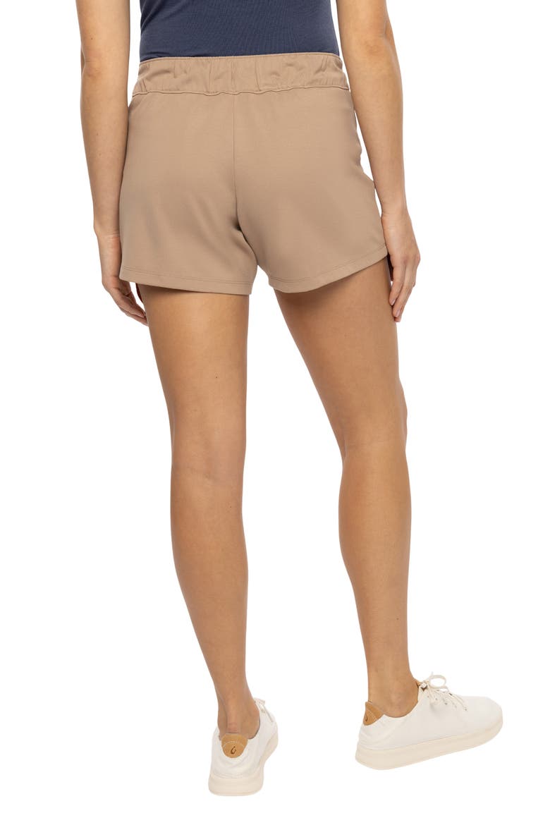 Friday Ponte Shorts, Alternate, color, NATURAL