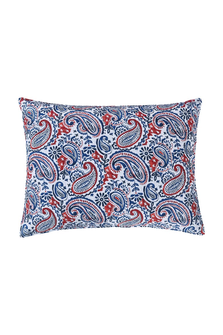Americana Paisley Bedding Quilt Collection Sets, Alternate, color, Red
