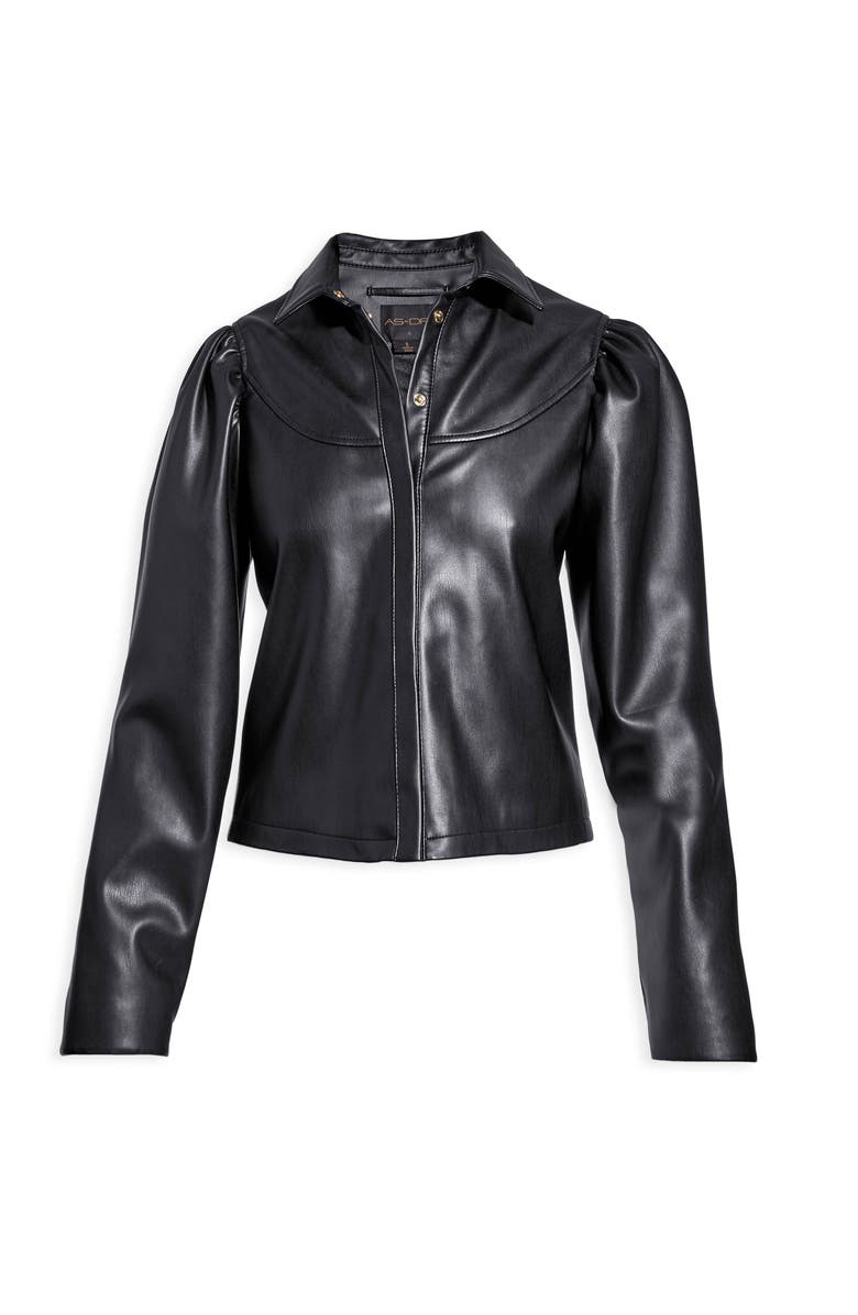 AS by DF Fallon Recycled Leather Shacket, Alternate, color,