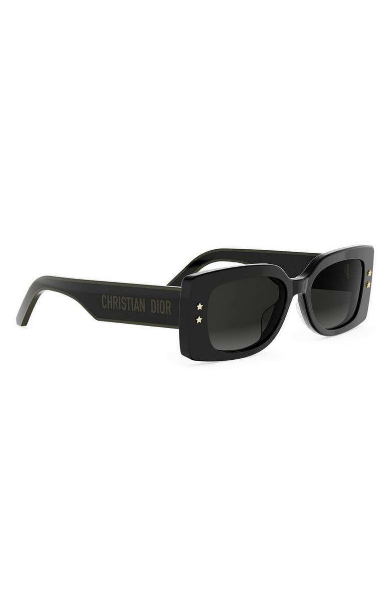 DIOR
DiorPacific S1U 53mm Rectangular Sunglasses, Alternate, color, Black/ Other / Gradient Smoke