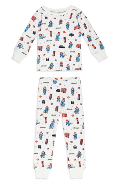 x Paddington Bear™ Fitted Organic Cotton Two-Piece Pajamas (Baby)