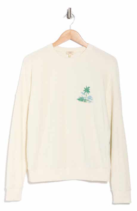 Faherty Cabana Towel Terry Crew Sweatshirt