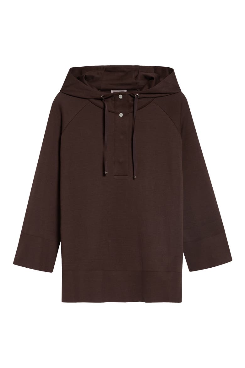 Cotton Jersey Hooded Pullover, Main, color, 8800 CHOCOLATE