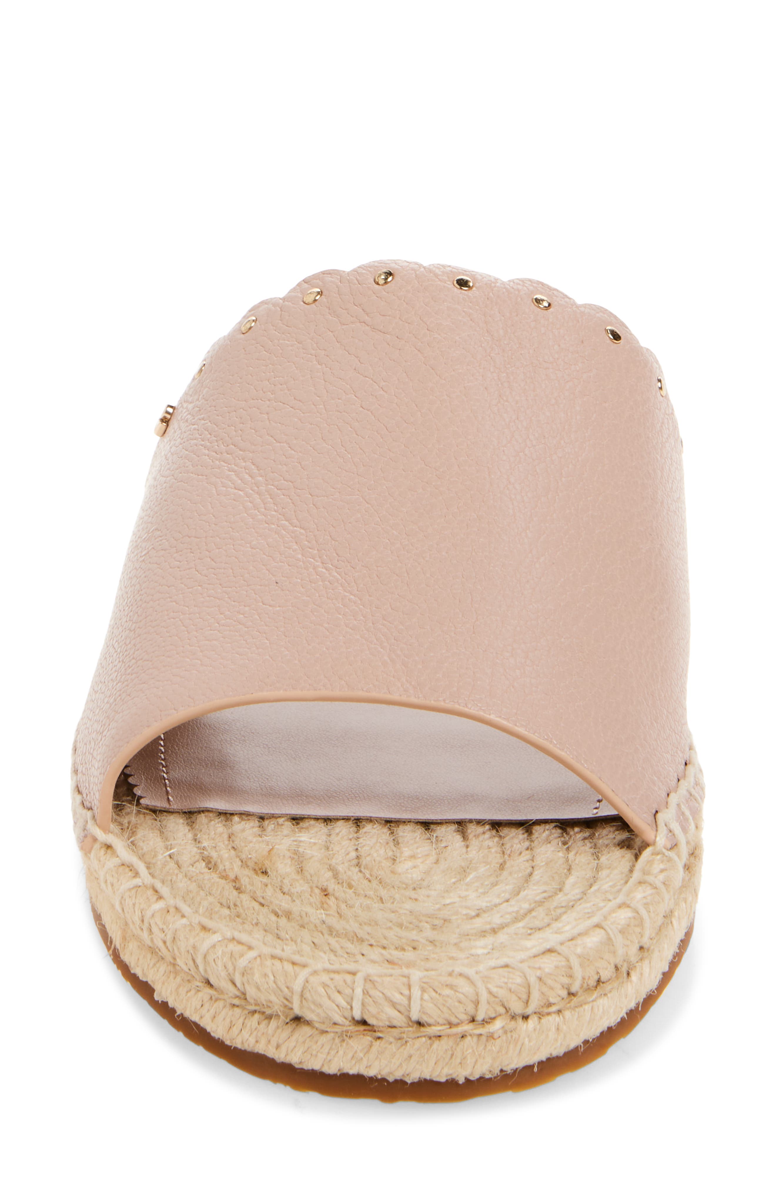 gabriela espadrille slide sandal, Alternate, color, PALE VELLUM
