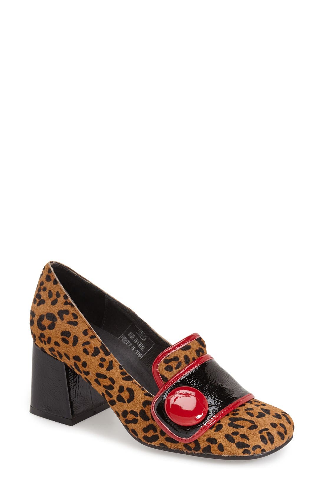 'Enid' Pump, Main, color, TAN CHEETAH