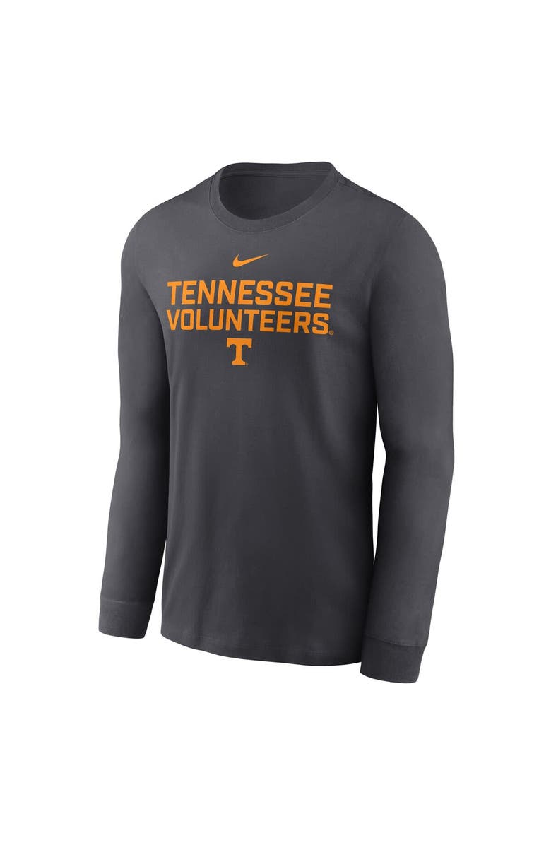 Nike Men's Nike Anthracite Tennessee Volunteers 2025 Sideline Performance Long Sleeve T-Shirt, Alternate, color, Anthracite