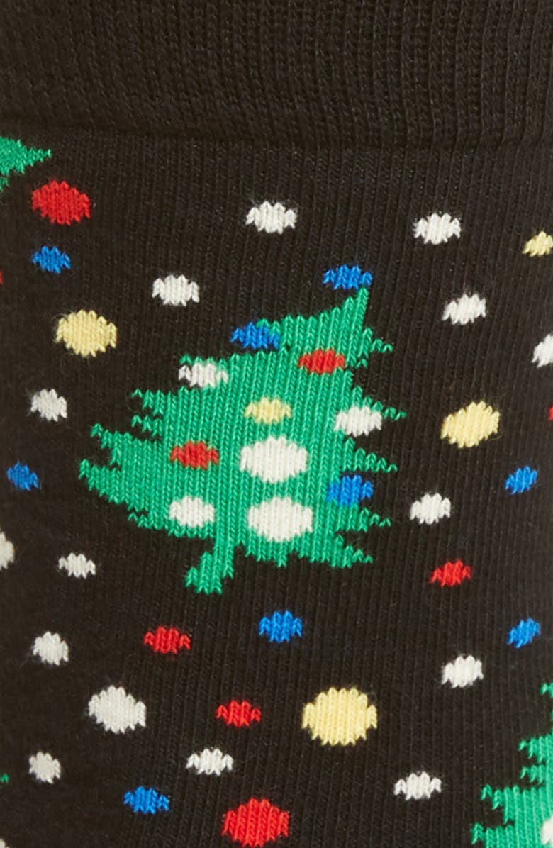 Happy Socks Christmas Night Crew Socks, Alternate, color, 