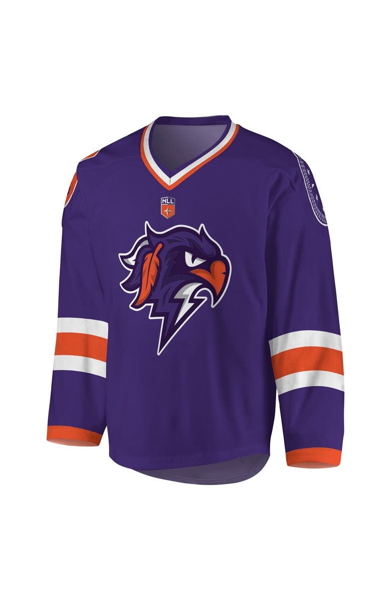ADPRO Sports Youth Purple/Orange Halifax Thunderbirds Replica Jersey, Alternate, color, Purple