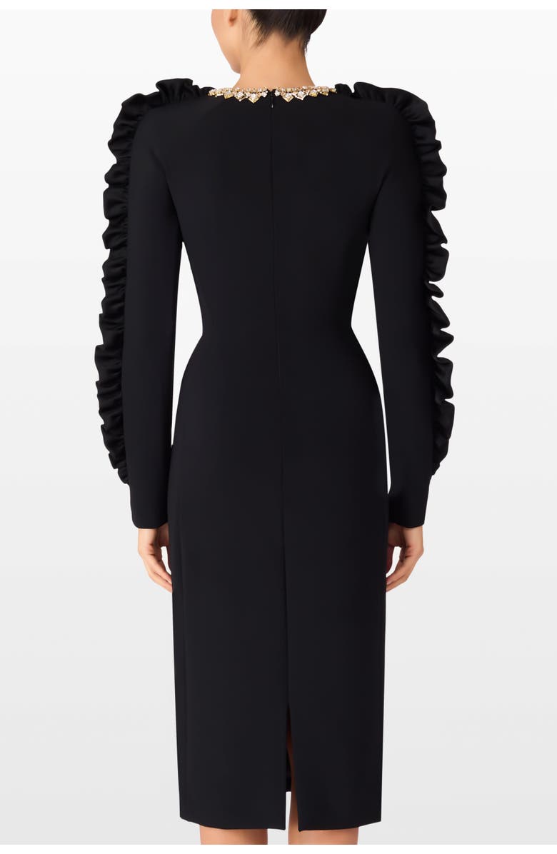 Jenny Packham Cheri Dress, Alternate, color, Liquorice