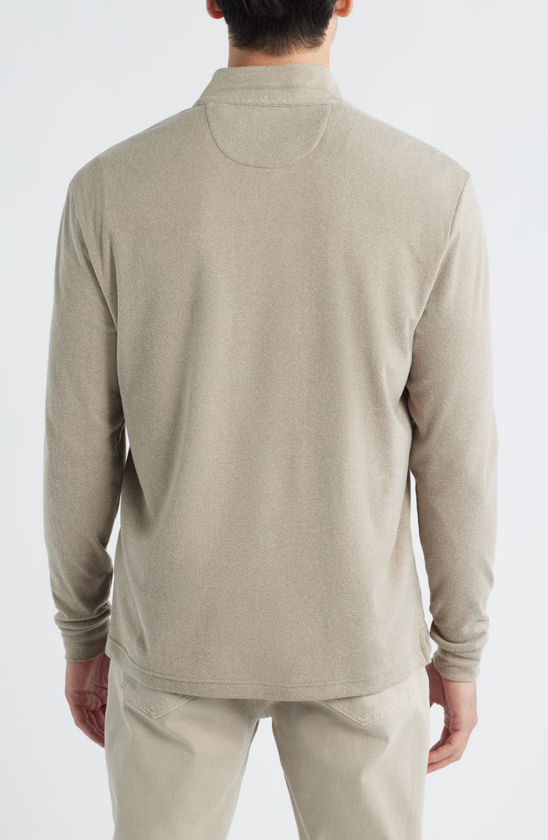 johnnie-O Mikey Quarter Zip Pullover, Alternate, color, Almond