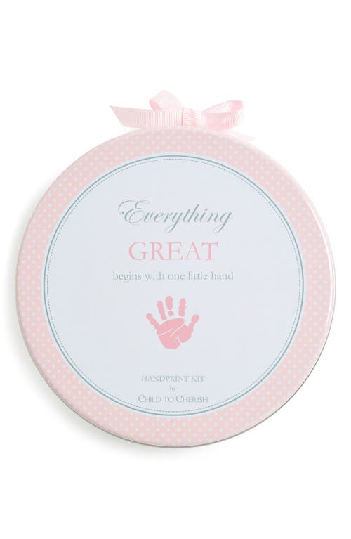 Child To Cherish Handprint Kit In Pink