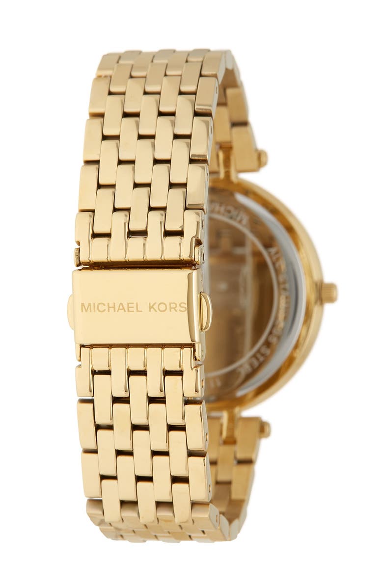 MICHAEL Michael Kors Michael Kors 'Darci' Crystal Bezel Bracelet Watch, 39mm, Alternate, color, 