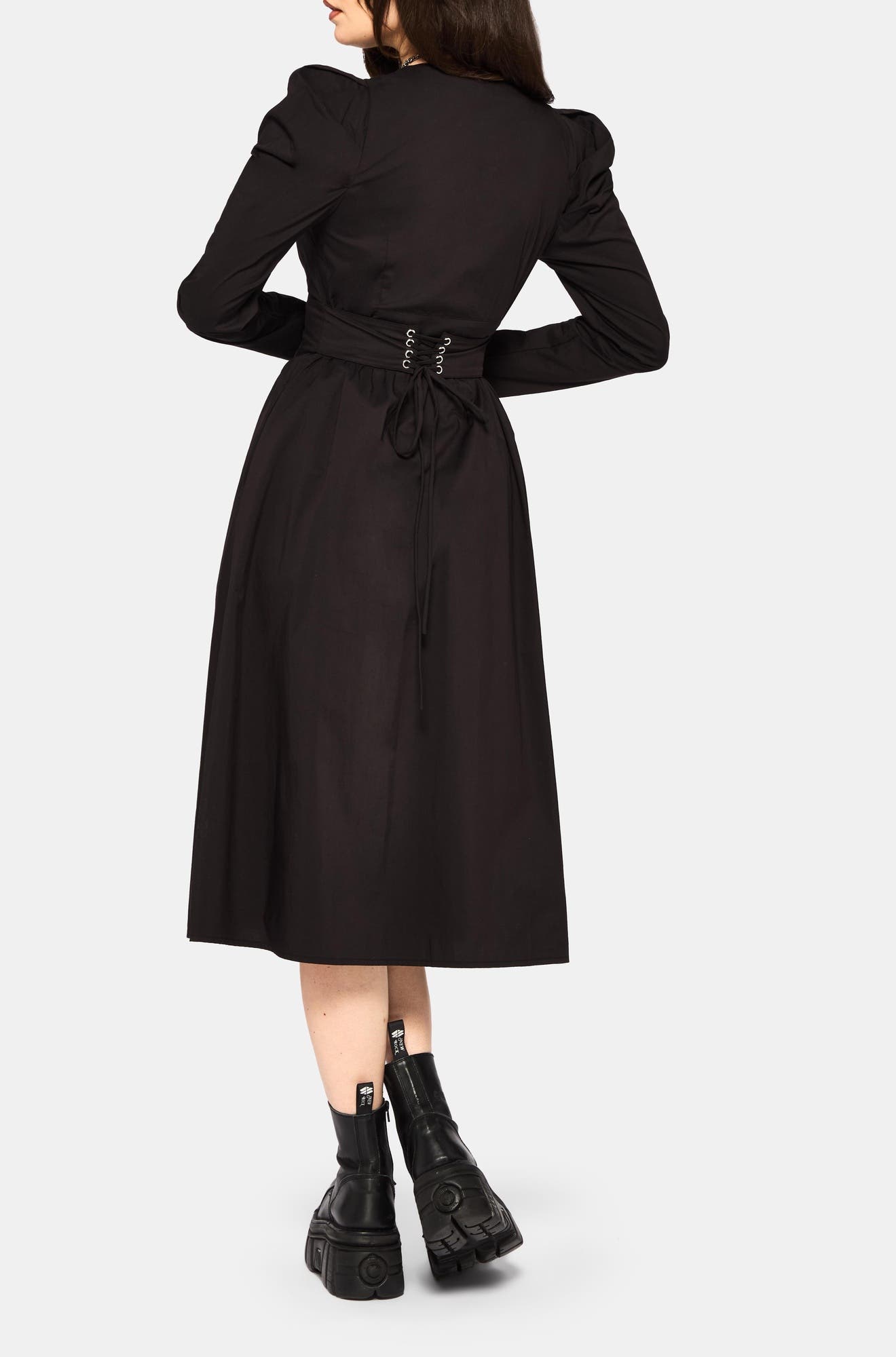 Disturbia Morag Button Up Cotton Midi Dress (Women) | Nordstrom