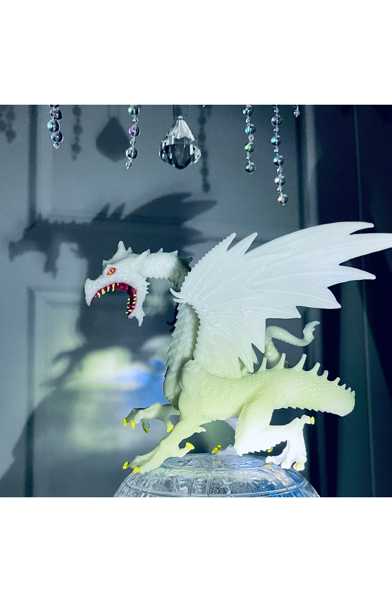 Safari Ltd. Glow-In-The-Dark Snow Dragon Toy, Alternate, color, NO COLOR