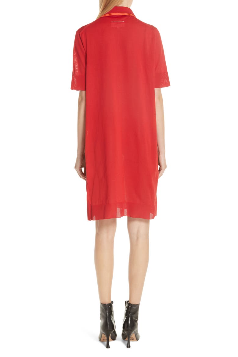 Polo Dress, Alternate, color, RED