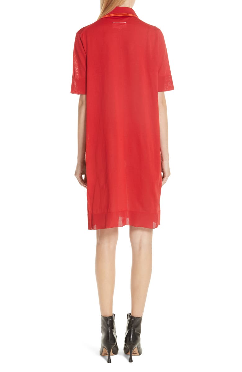 MM6 Maison Margiela Polo Dress, Alternate, color, 