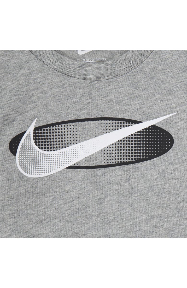 Nike Kids' Swoosh Long Sleeve Tee & Joggers Set, Alternate, color, Black