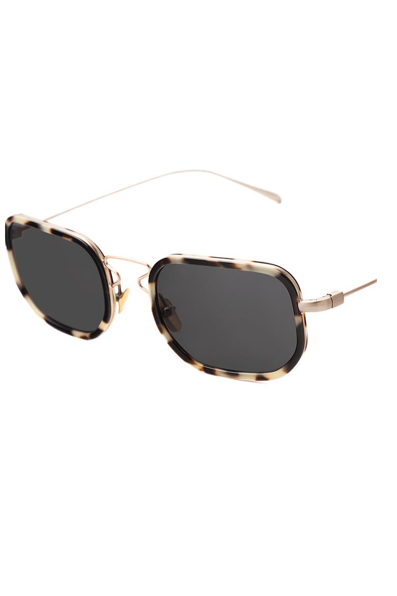 Venetian Sunglasses, Alternate, color, Matte Black / Grey