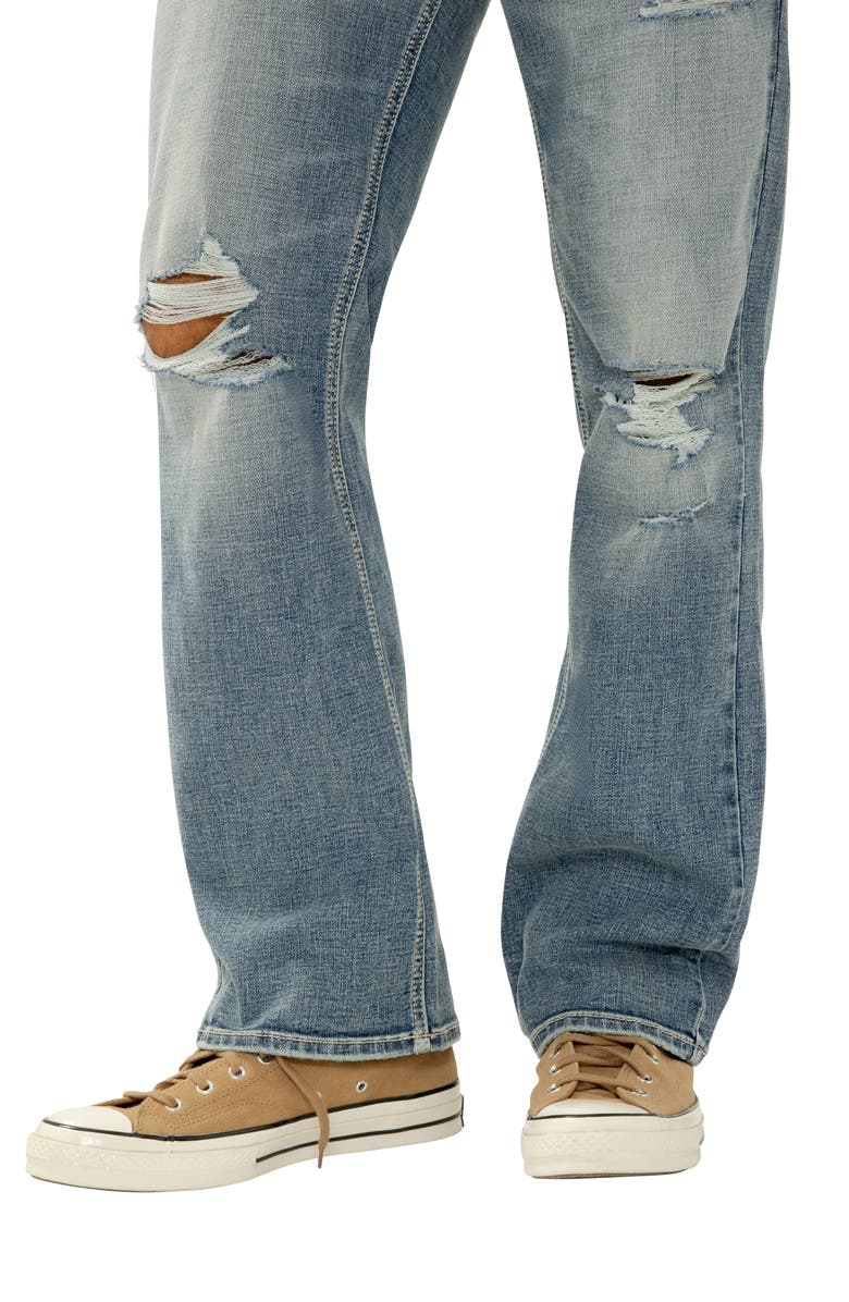 Silver Jeans Co. Zac Relaxed Fit Straight Leg Jeans, Alternate, color,