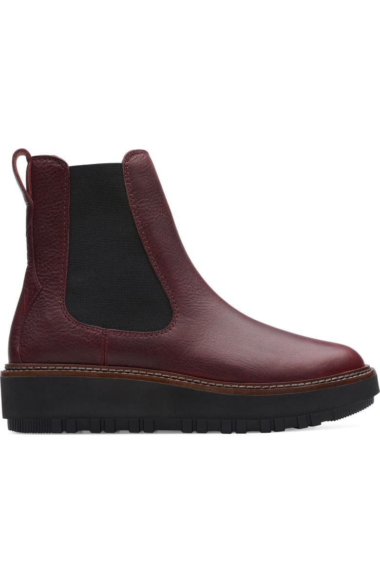 Clarks<sup>®</sup> OriannaW Lace Ankle Bootie, Alternate, color, Burgundy L